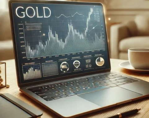 Online gold trading platform with real-time data and user-friendly analysis tools.